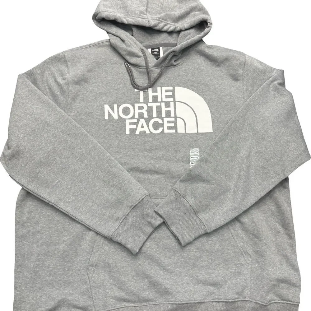 The North Face Hoodie Mens XXL Light Gray Pullover Sweatshirt NWOT Soft Casual
